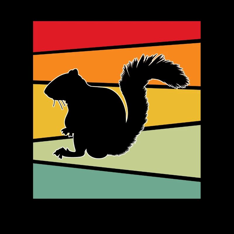 Eichhörnchen retro