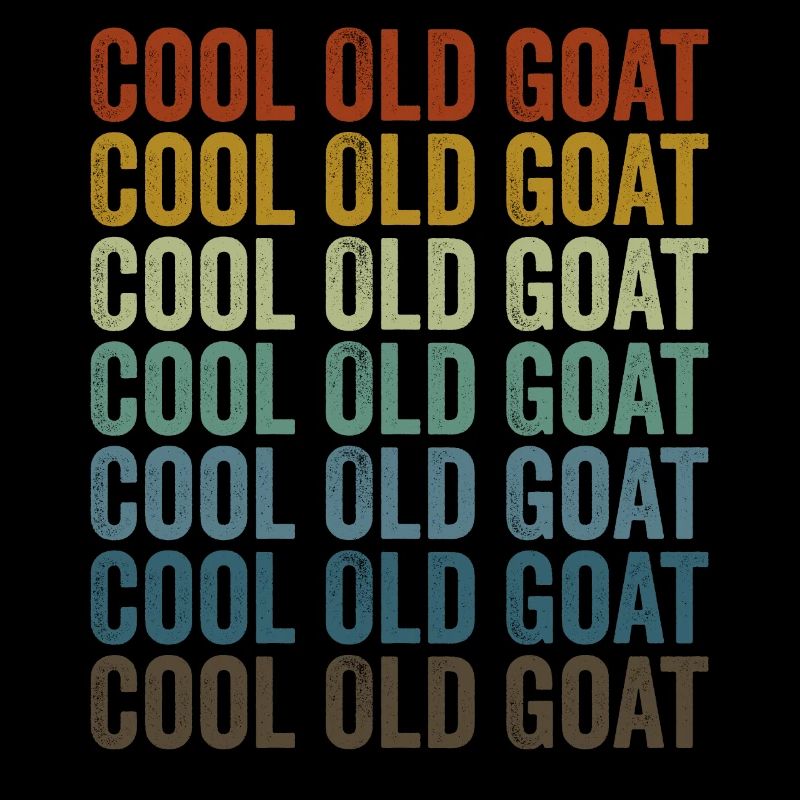 Cool Old Goat Funny Goat