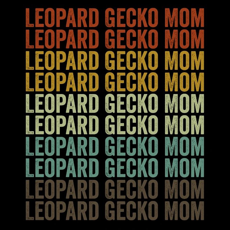 Léopard Gecko Mama Léopard Gecko Lézard Mama Repti