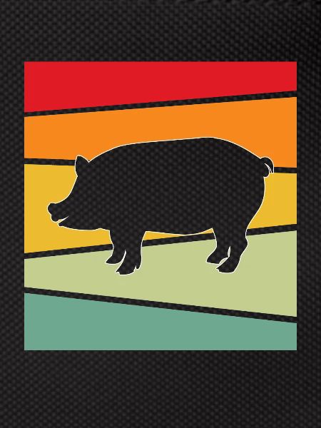 Schwein Retro