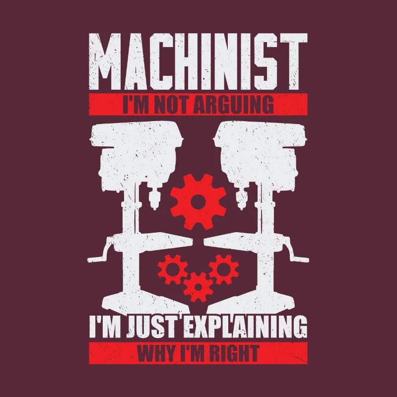 Funny Machinist Machine Operator Gift