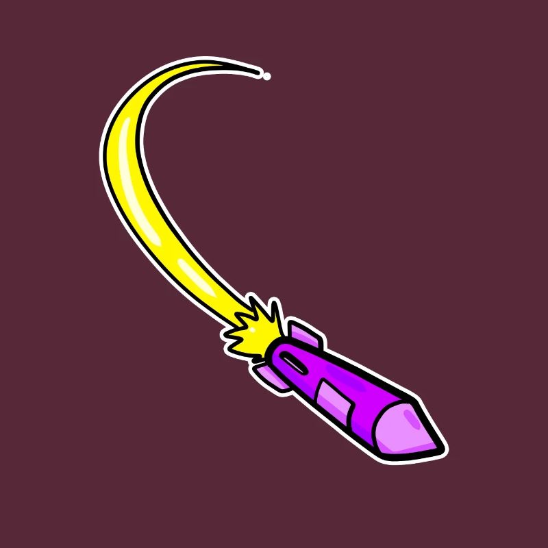 Fusée violette