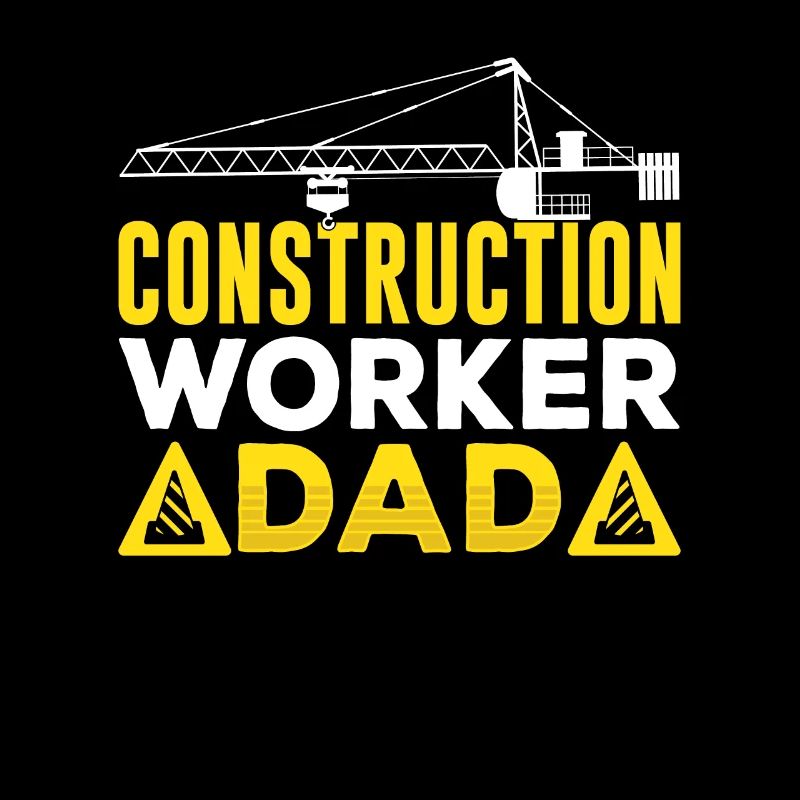 Construction Worker Father Teamwork Team Construction Site Construction