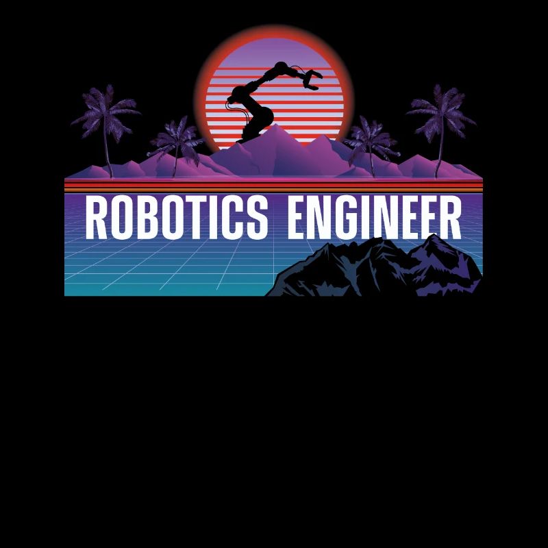 Robot Robotics Engineer Retro