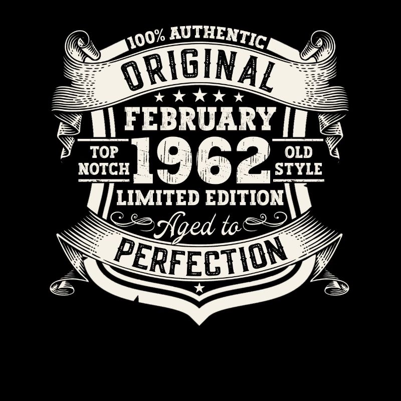 February born 1962 61st birthday gift man