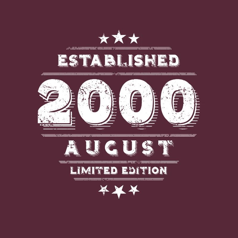 Geburtstag im August 2000 - August