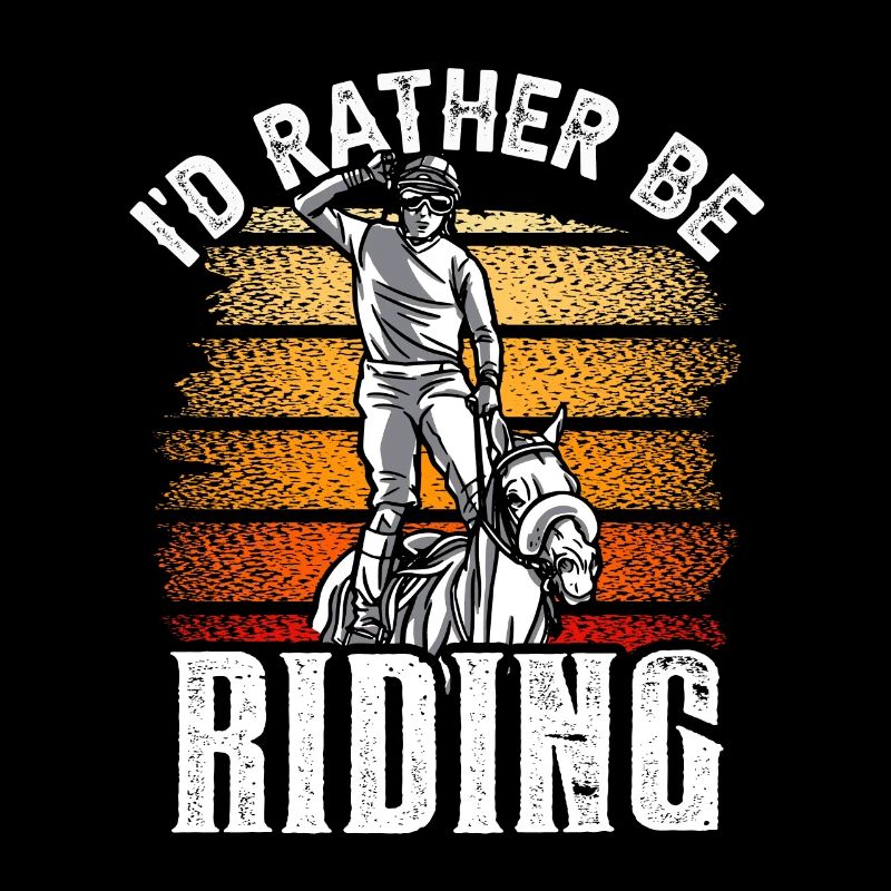 I would rather ride rider horse riding stable