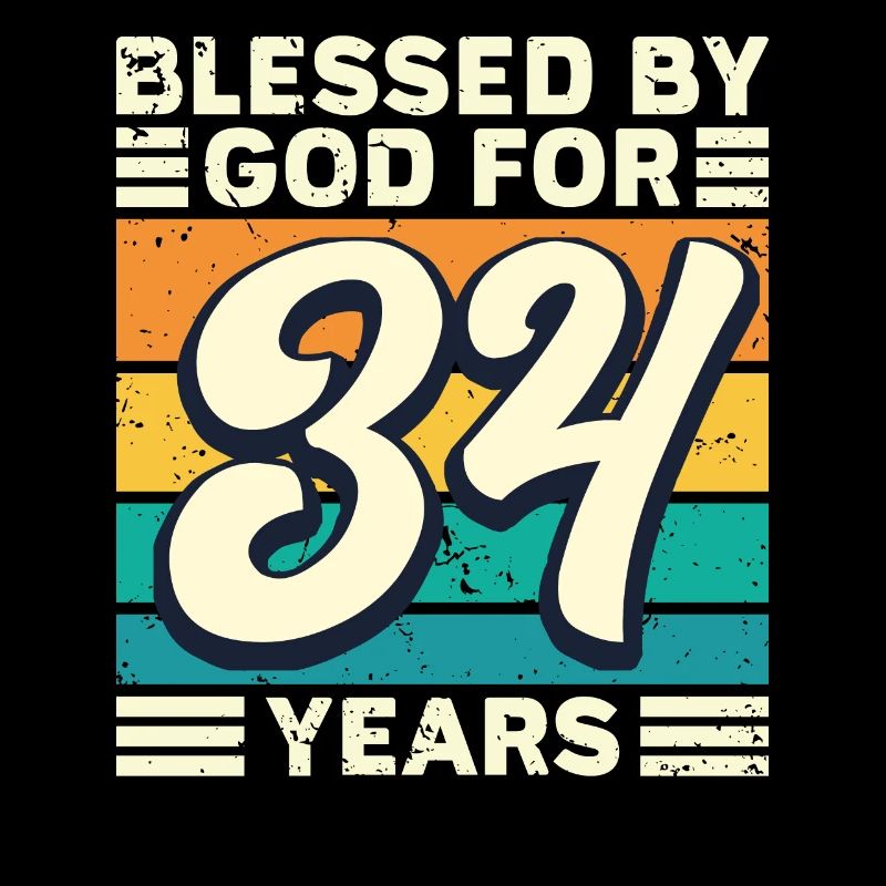 34 Birthday Gift Years Funny Saying