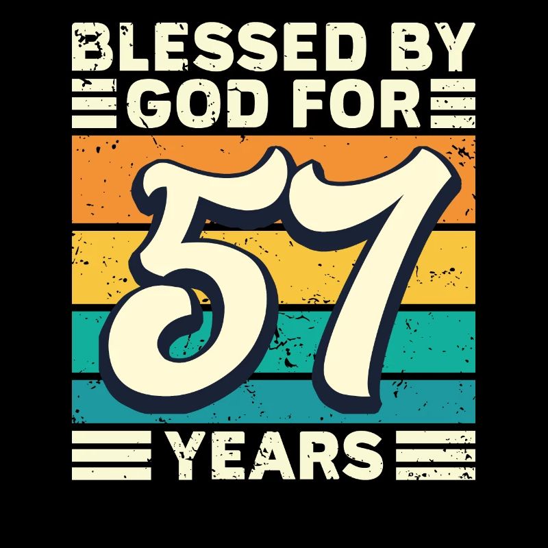 57 Birthday Gift Years Funny Saying