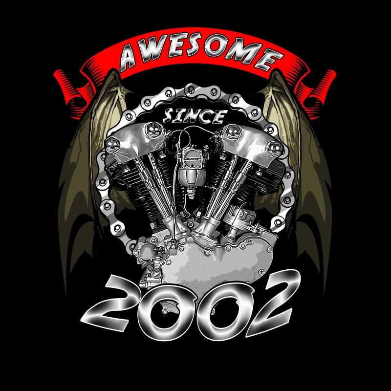 Awesome since 2002, Biker Geburtstag