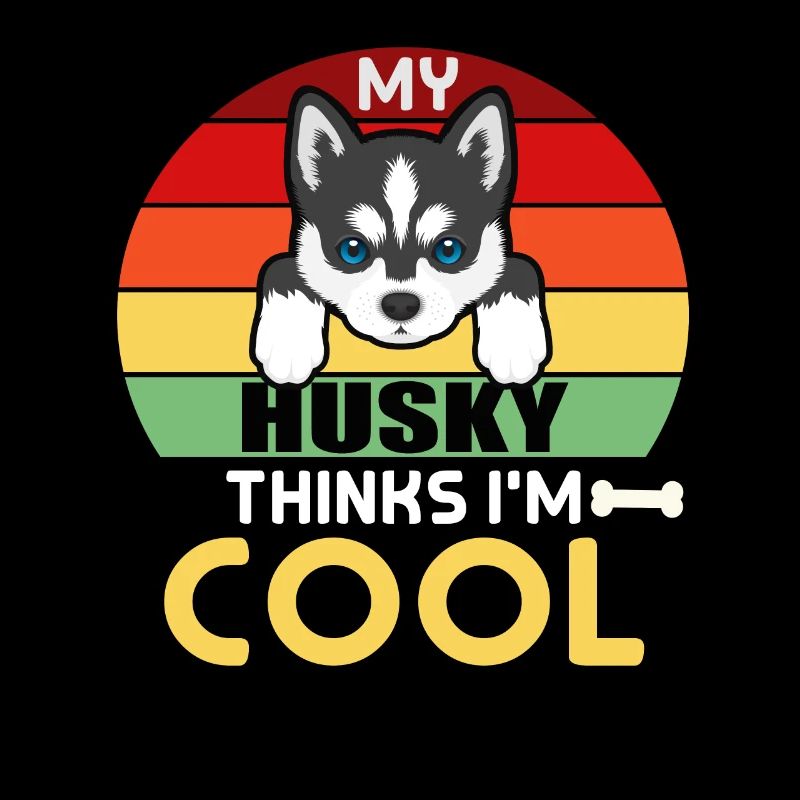 Mein Husky denkt, ich bin cool