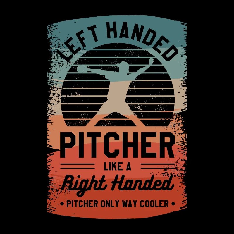 Linkshänder Pitcher wie ein Rechtshänder Pitcher