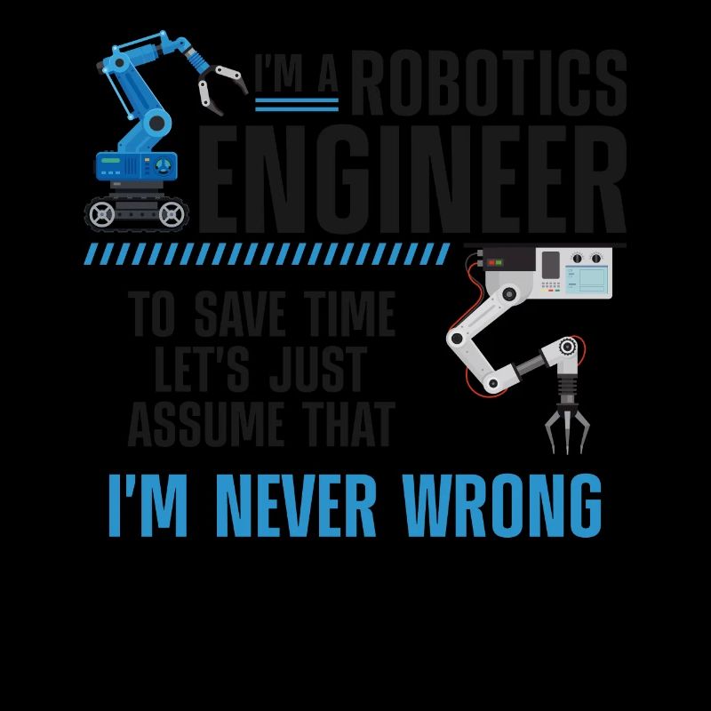 Robot Robotics Engineer I'm A