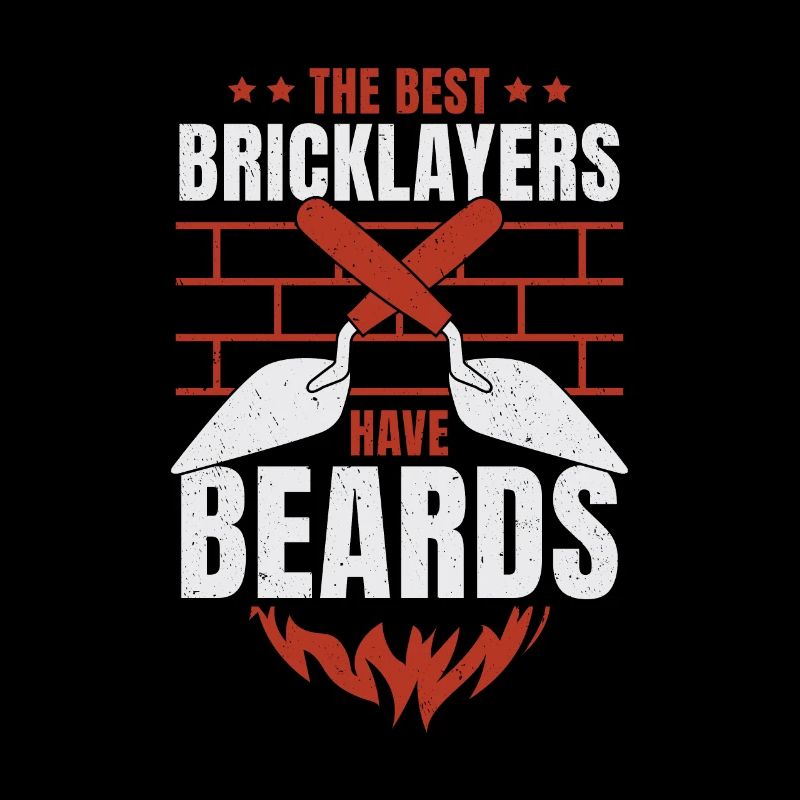 Bearded Brick Layer, Maçon Barbe Cadeau