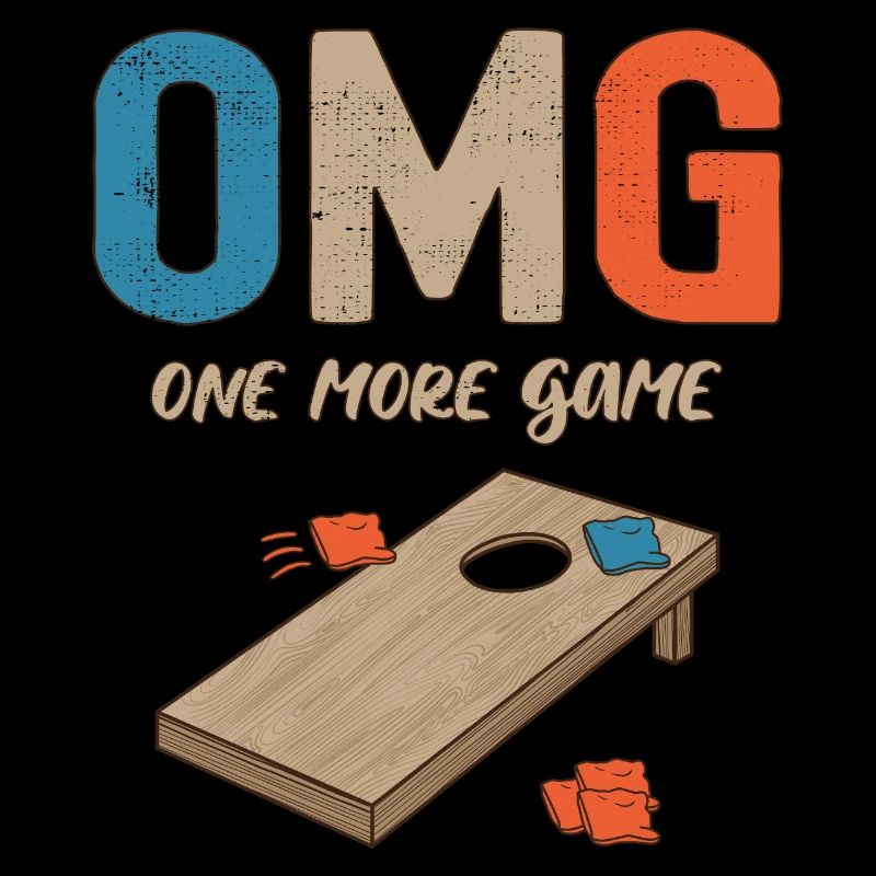 OMG Un jeu de plus lancé comme un joueur de cornhole de boss