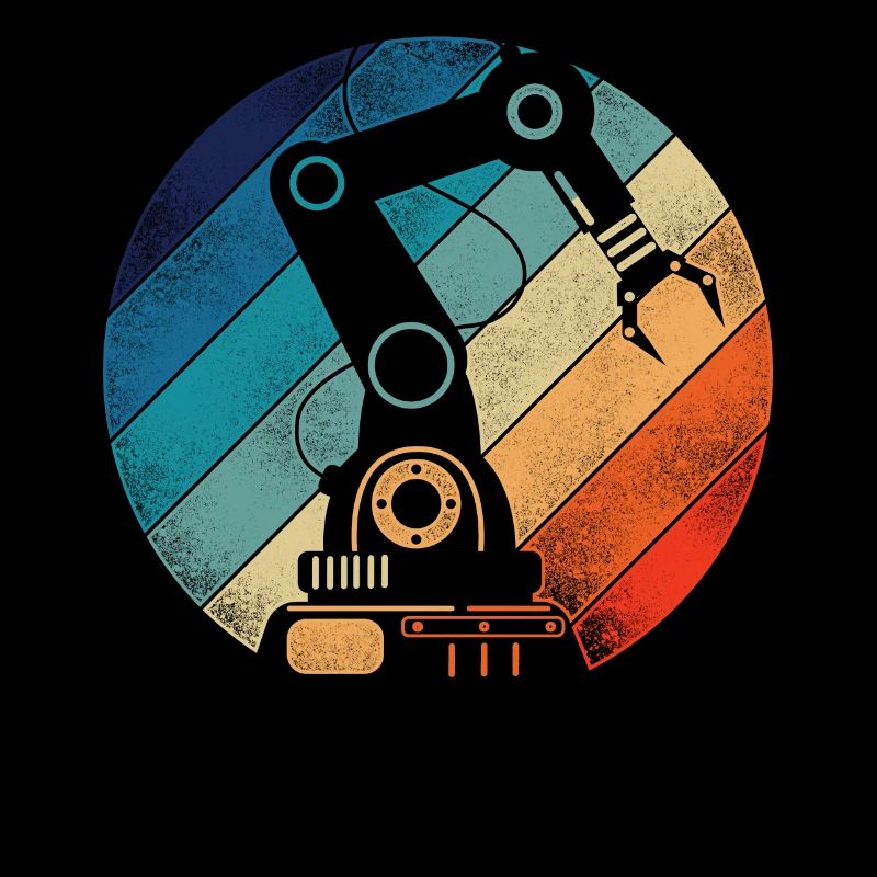 Robot Robotics Engineer Retro