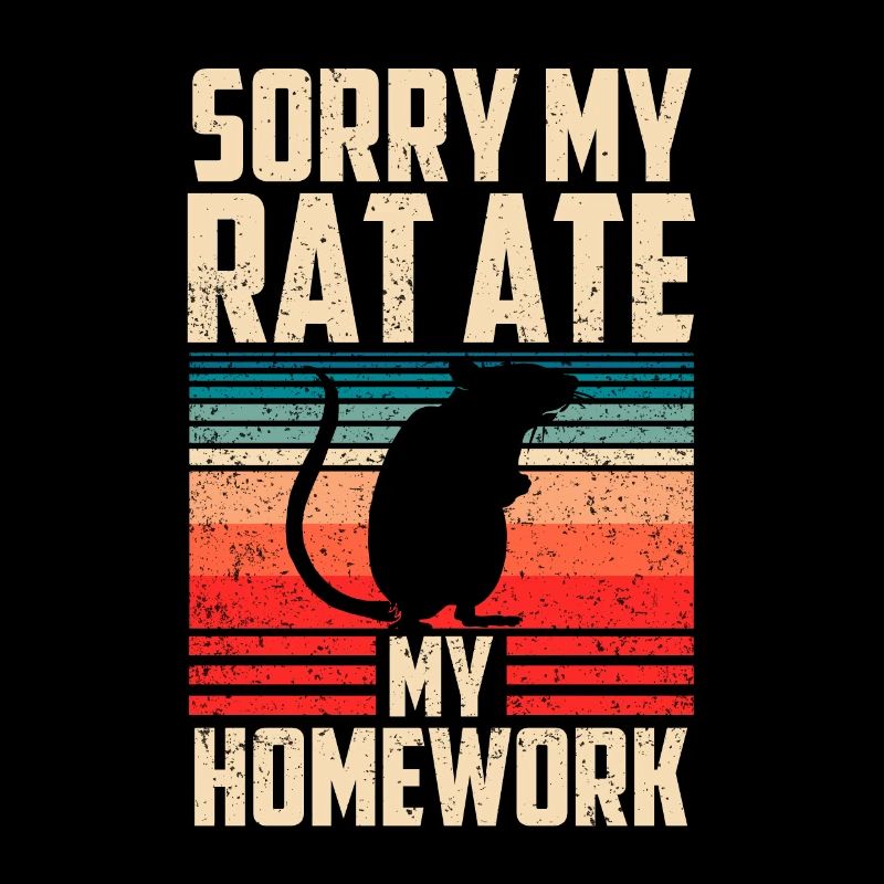 Mon rat a mangé mon animal de devoirs