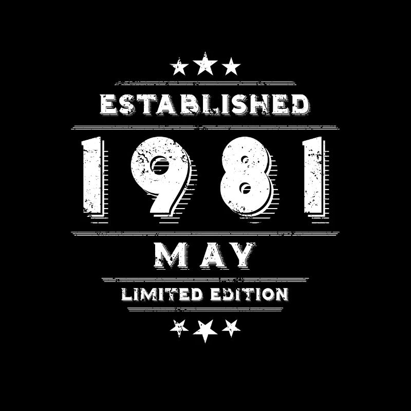 Geburtstag im Mai 1981 - May
