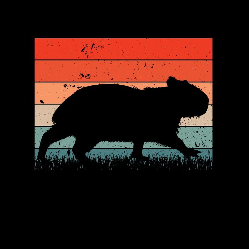 Capybara Tier Nagetier Capibara