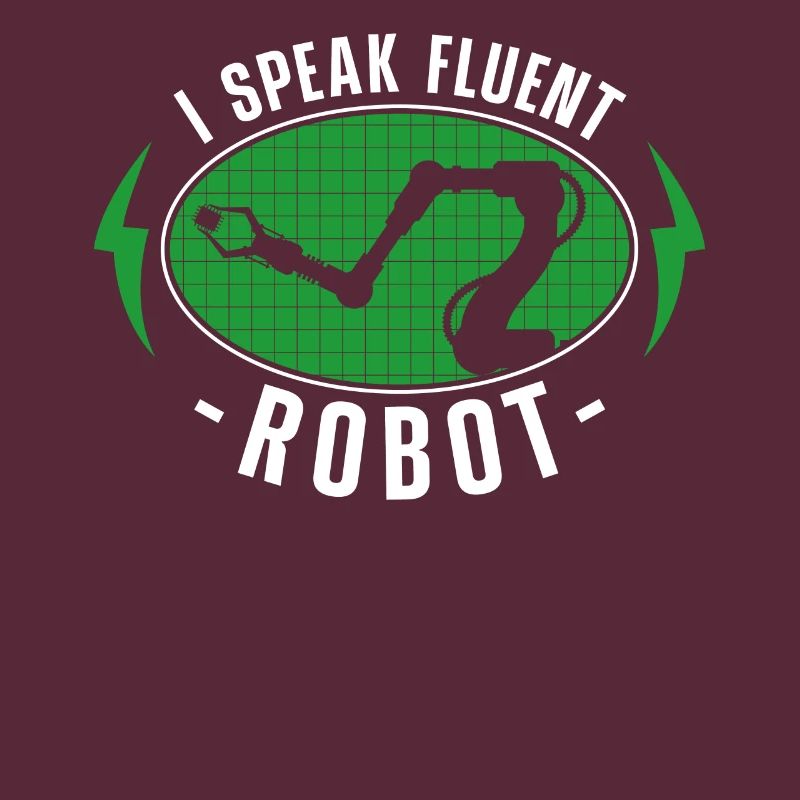 Robot Robotics Engineer I Speak