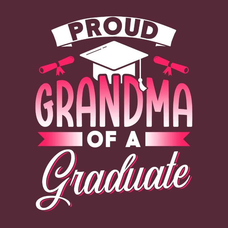 Stolze Großmutter Eines Absolventen Absolvent