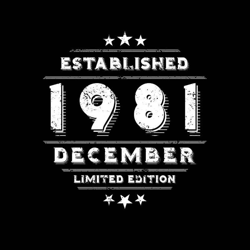 Geburtstag im Dezember 1981 - December
