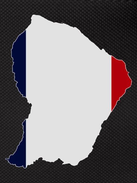 Map of French Guiana