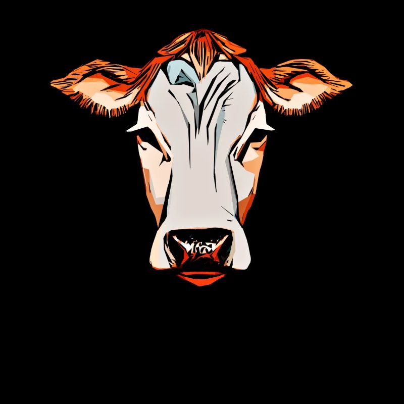 Impression de motifs de ferme de vaches
