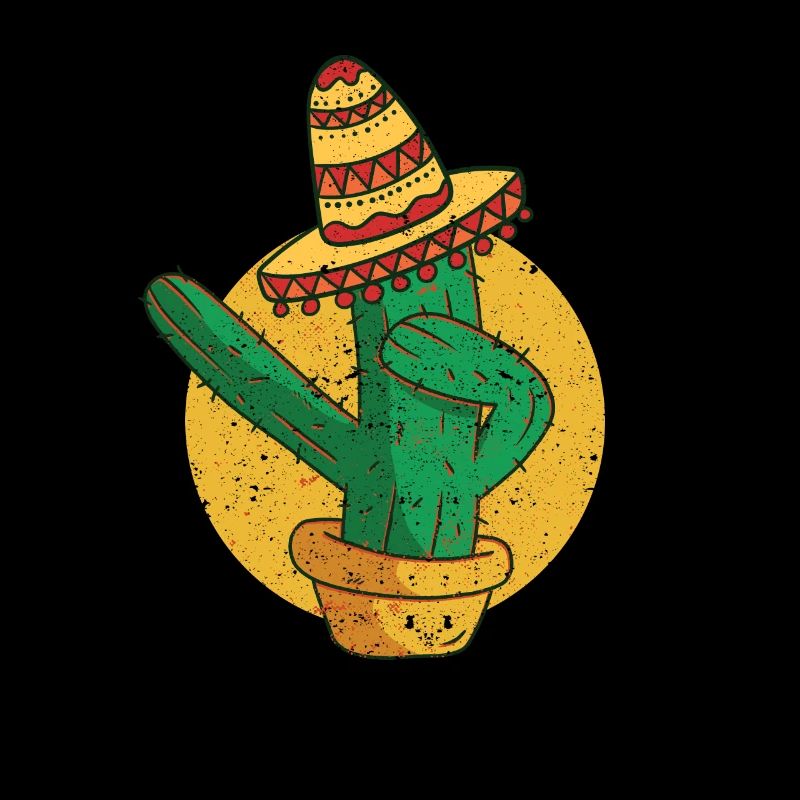 Dab Cactus Mexique Cinco de Mayo Mexicain