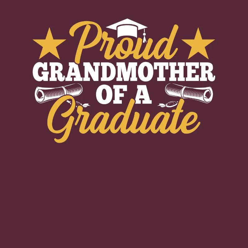 Stolze Großmutter Eines Absolventen Absolvent