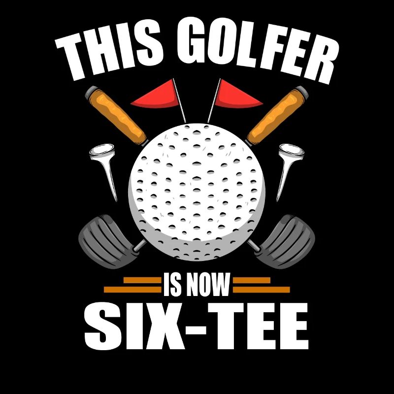 Chemises de golf d’anniversaire pour hommes 60th ans de golf