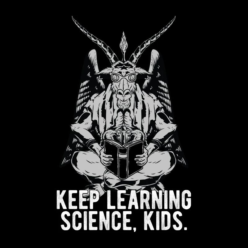 Baphomet Keep learning science Mème