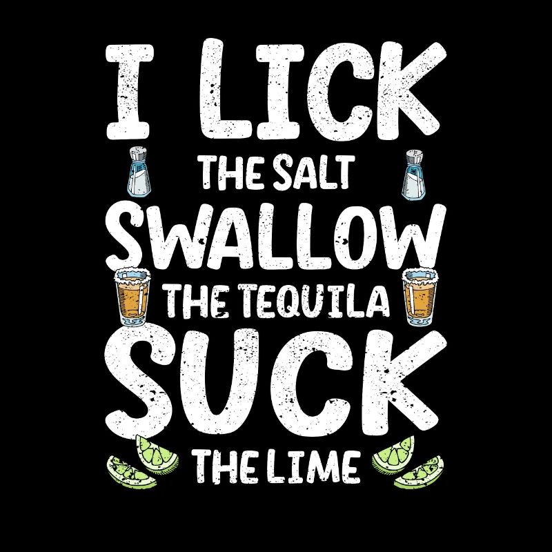 Je lèche sel avaler tequila sucer citron vert