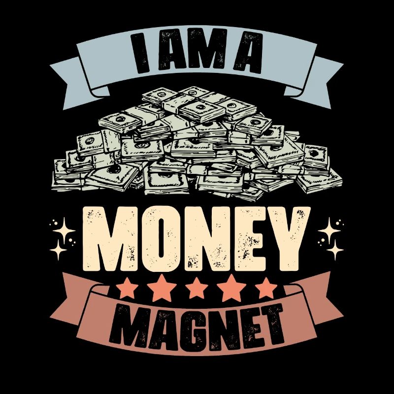Retro I Am A Money Magnet A Positive Thinker