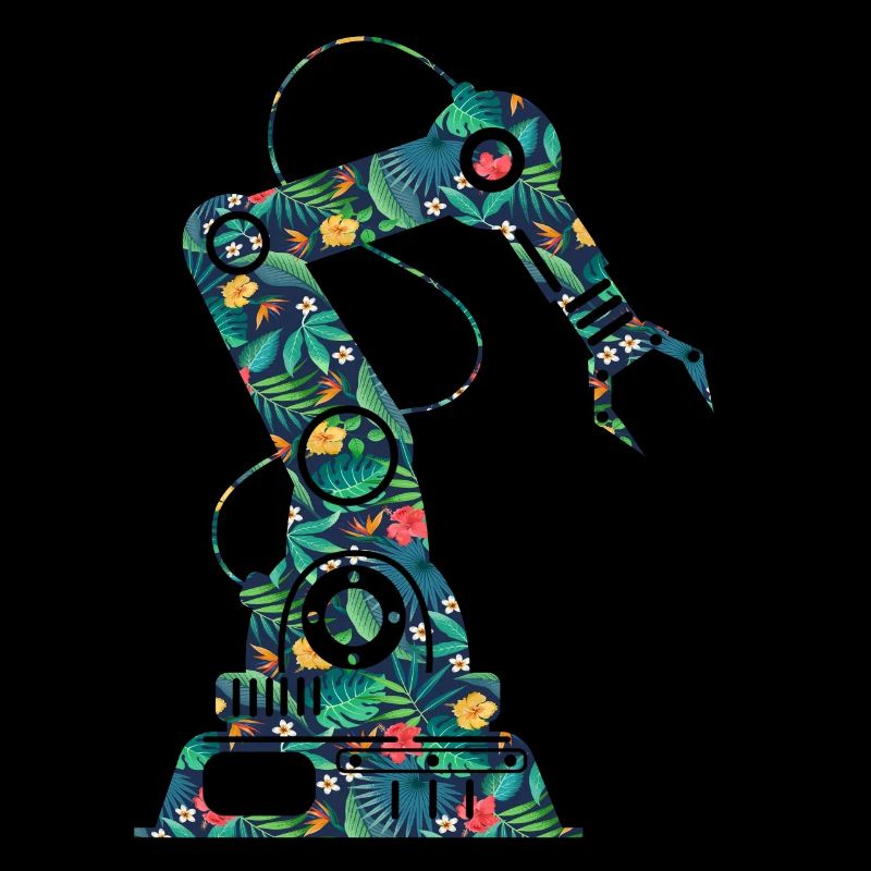 Robot Robotics Engineer Flower