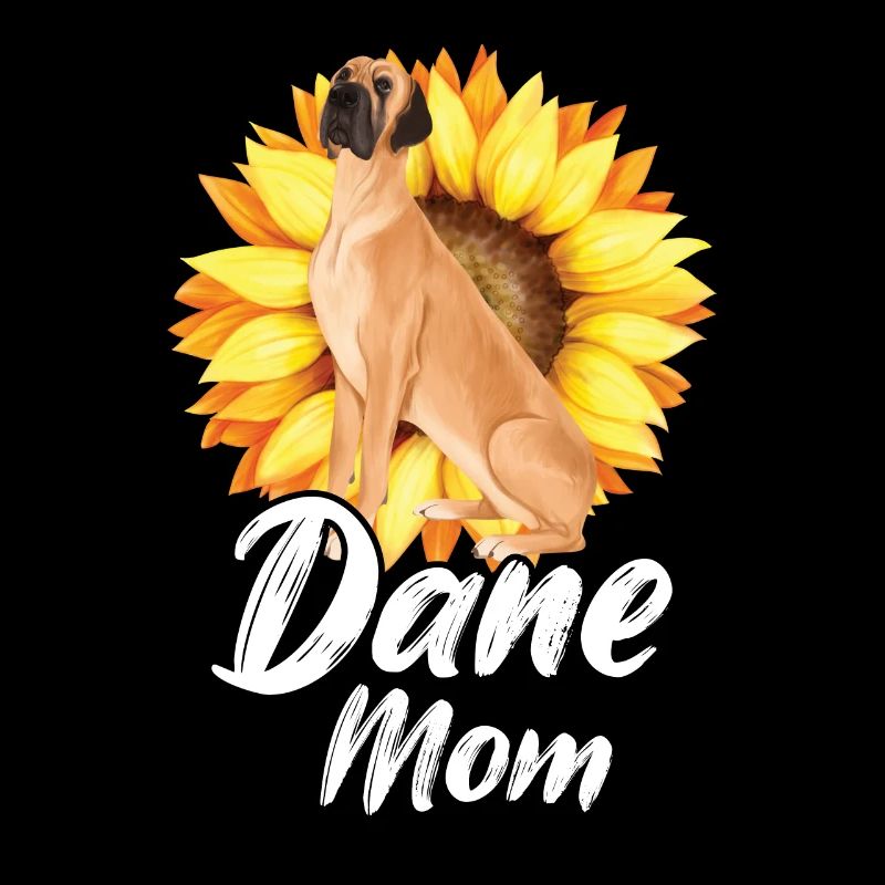Great Dane Mom Sunflower Dane Lovers