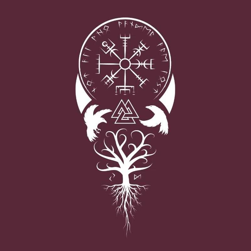 Celtic Vikinger Vegvisir compass Vikings