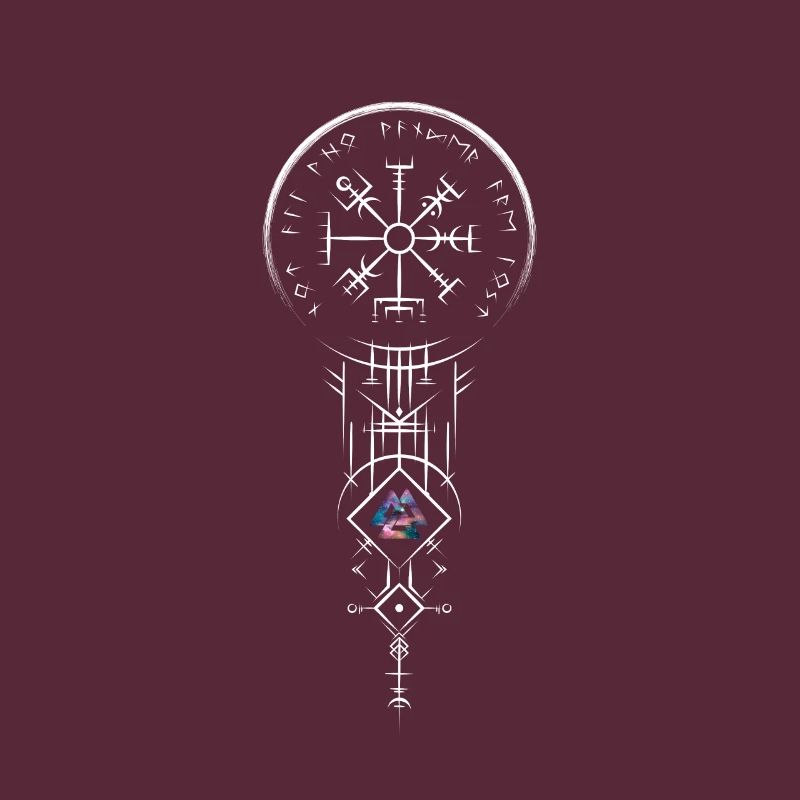 Celtic Vikinger Vegvisir compass Vikings