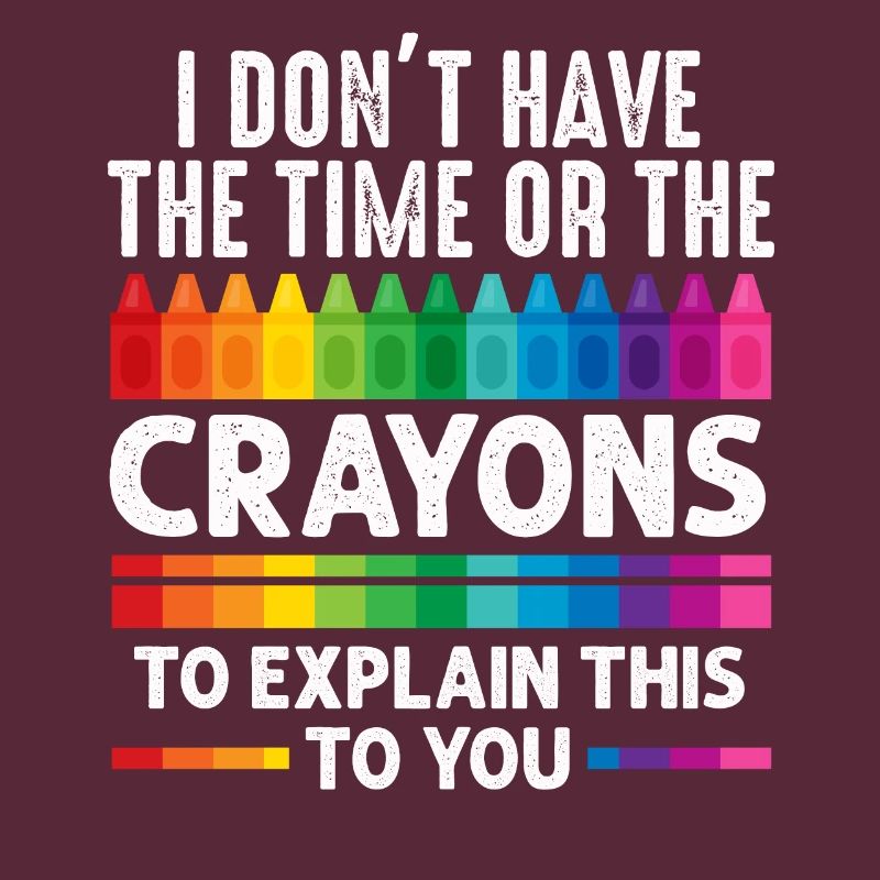 Ich habe nicht die Zeit oder die Buntstifte