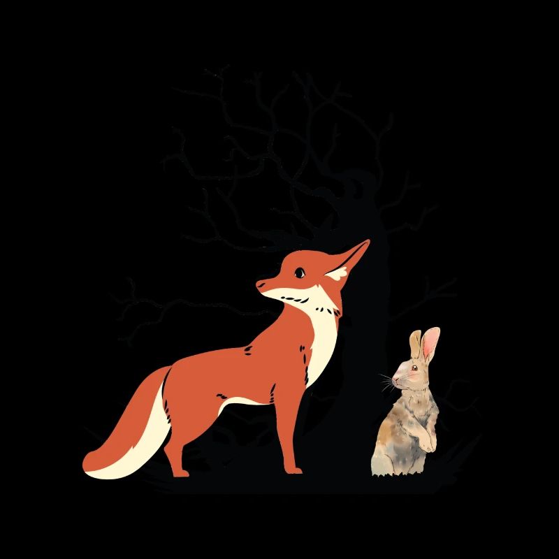 Wild Animals Forest Animals Fox Hare Rabbit Hunts