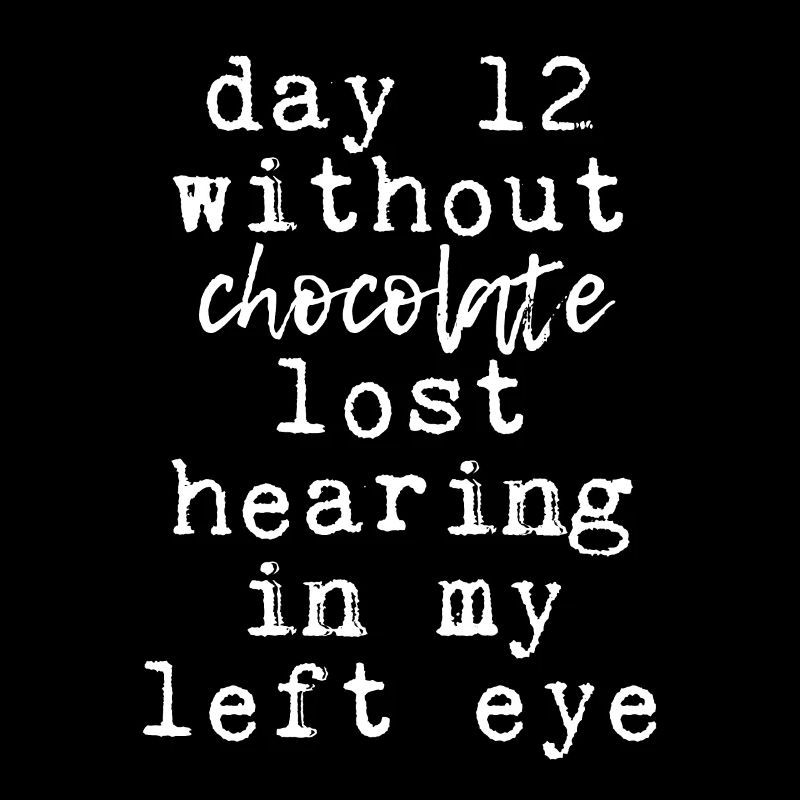 Jour 12 Sans chocolat, perte de l’audition dans mon œil 1