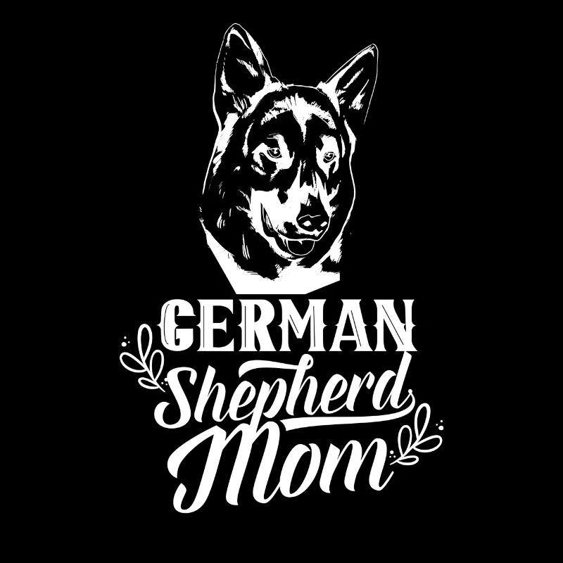 Deutscher Schäferhund Mama Mädchen Haustier Süß