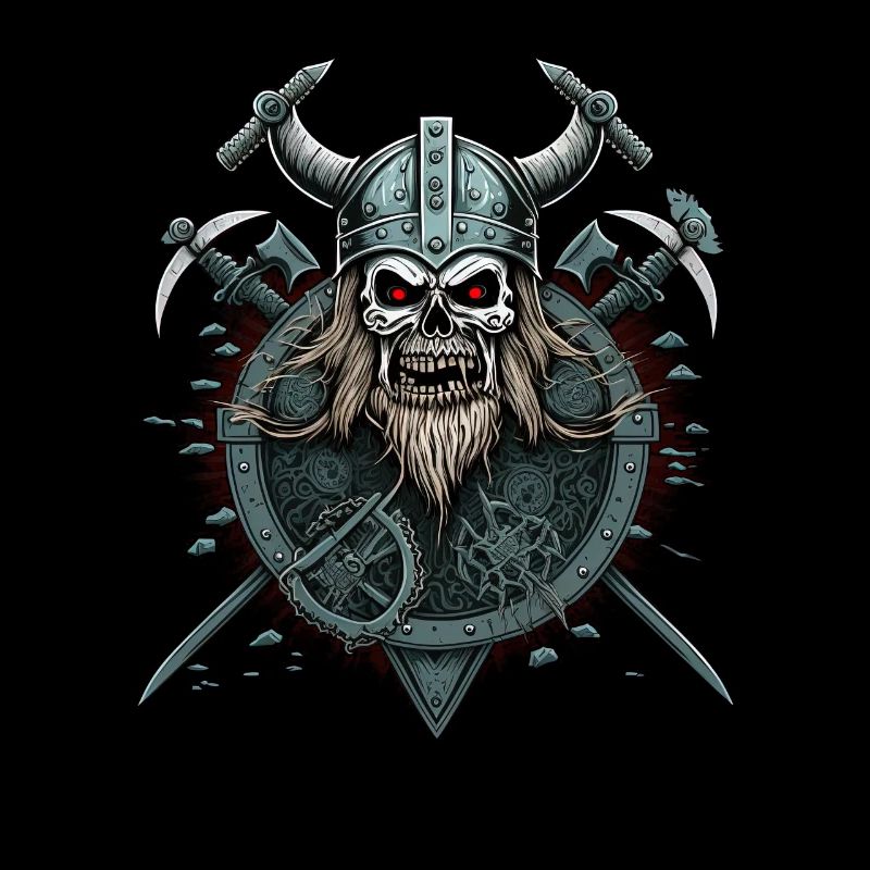 Walhalla Wikinger-Skelett