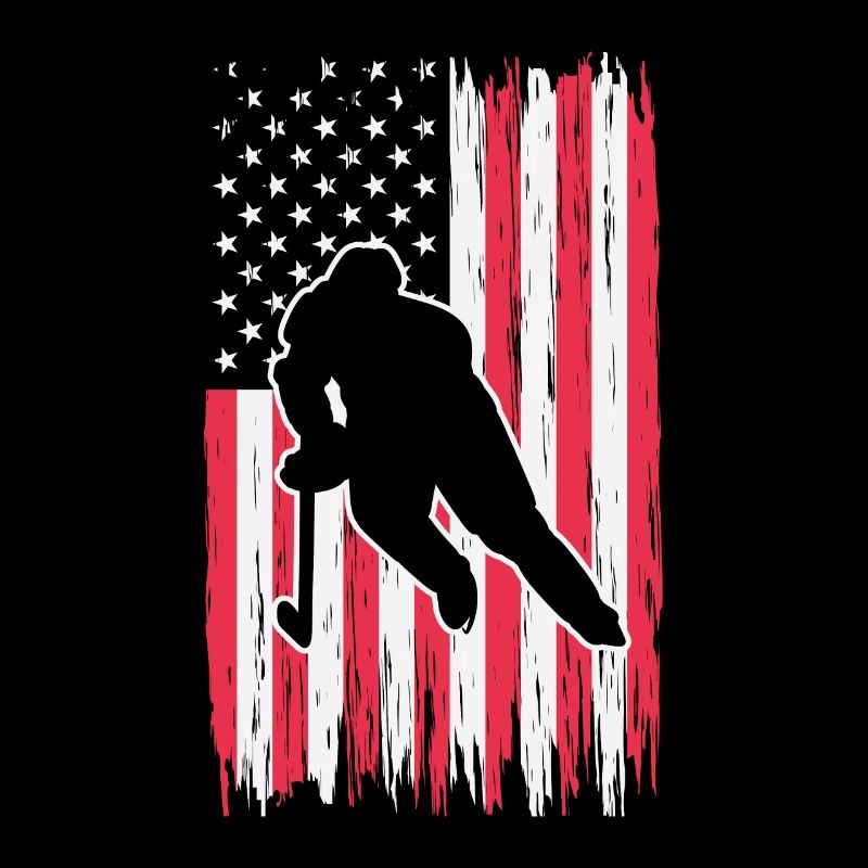 Hockey et drapeau