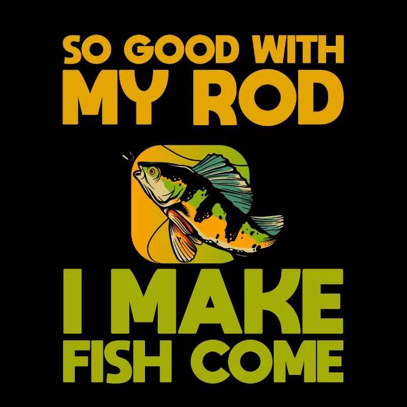 Si bon avec ma canne, je fais venir du poisson
