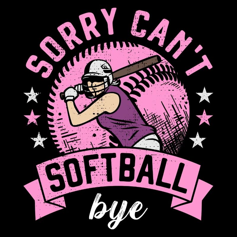 Désolé Softball ne peut pas Bye Softball drôle