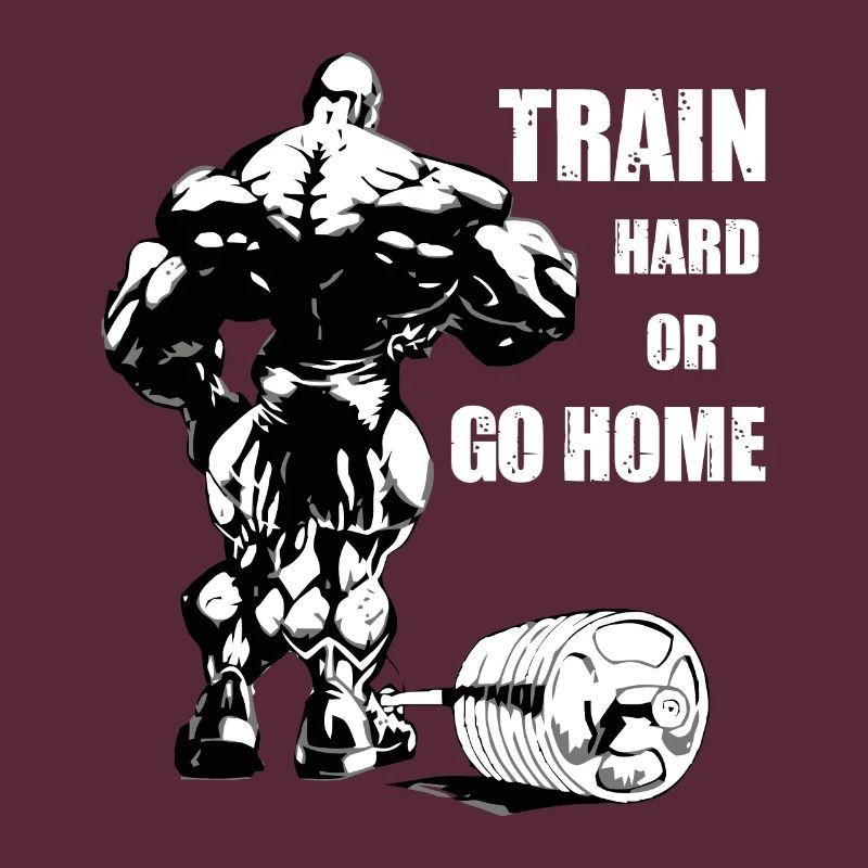 Trainiere hart oder geh nach Hause