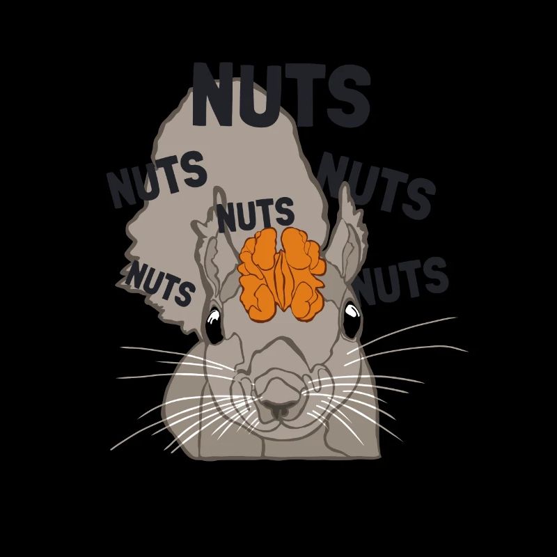 Nuts Brain Fox Squirrel Grey Squirrel