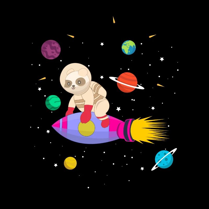 Futur astronaute panda ours