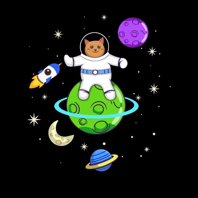 Astronaut Lovers Cat Owners